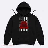 American Trucker USA Flag Hoodie thumb 0