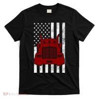 American Trucker USA Flag T-Shirt thumb 0