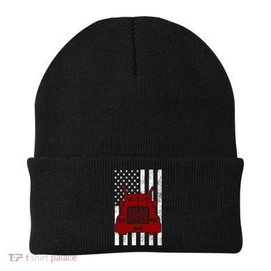 American Trucker USA Flag Beanie