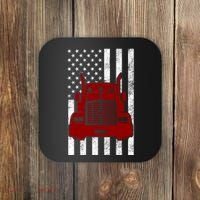 American Trucker USA Flag Coaster thumb 0