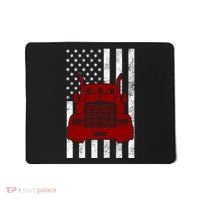 American Trucker USA Flag Mousepad thumb 0