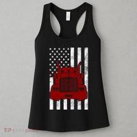 American Trucker USA Flag Women's Tank Top thumb 3