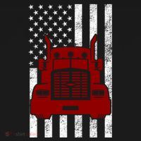 American Trucker USA Flag Women's Tank Top thumb 5