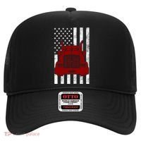 American Trucker USA Flag Hat thumb 0