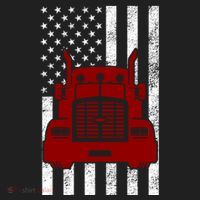 American Trucker USA Flag Hat thumb 2
