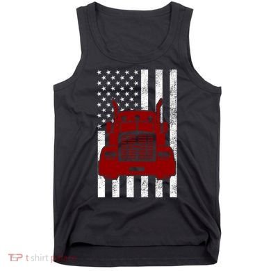 American Trucker USA Flag Tank Top
