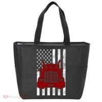 American Trucker USA Flag Tote Bag thumb 0