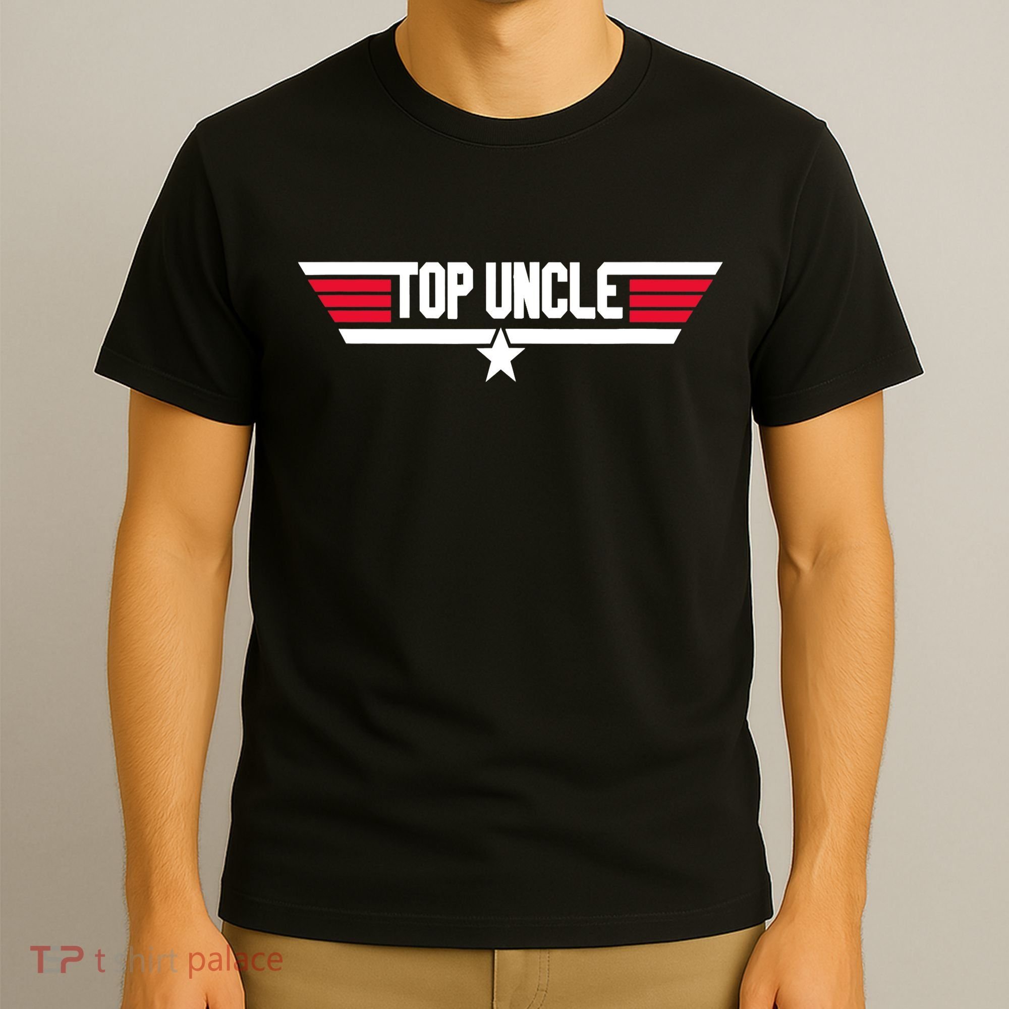 Top Uncle Funny Uncle 80s Father's Day Gift T-Shirt