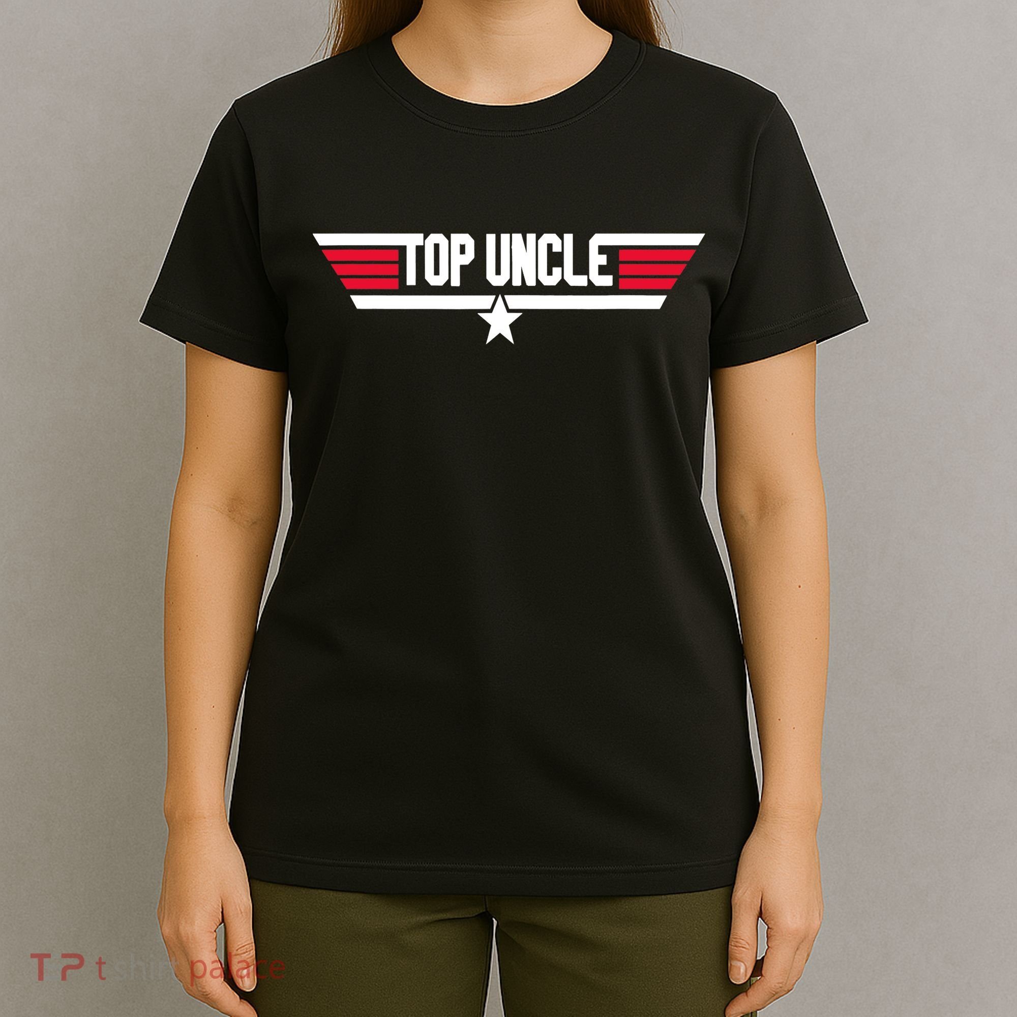 Top Uncle Funny Uncle 80s Father's Day Gift T-Shirt