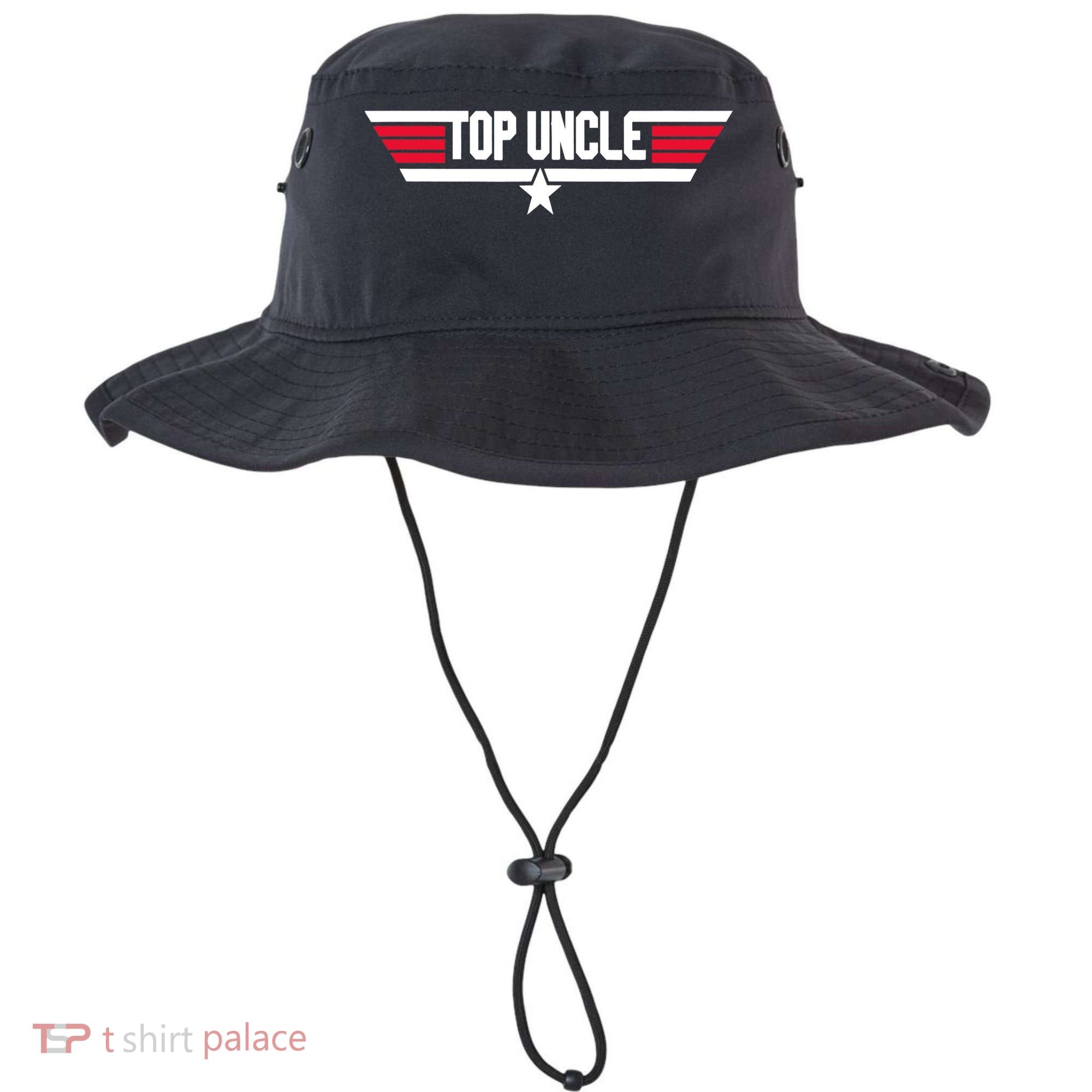 Top Uncle Funny Uncle 80s Father's Day Gift Bucket Hat