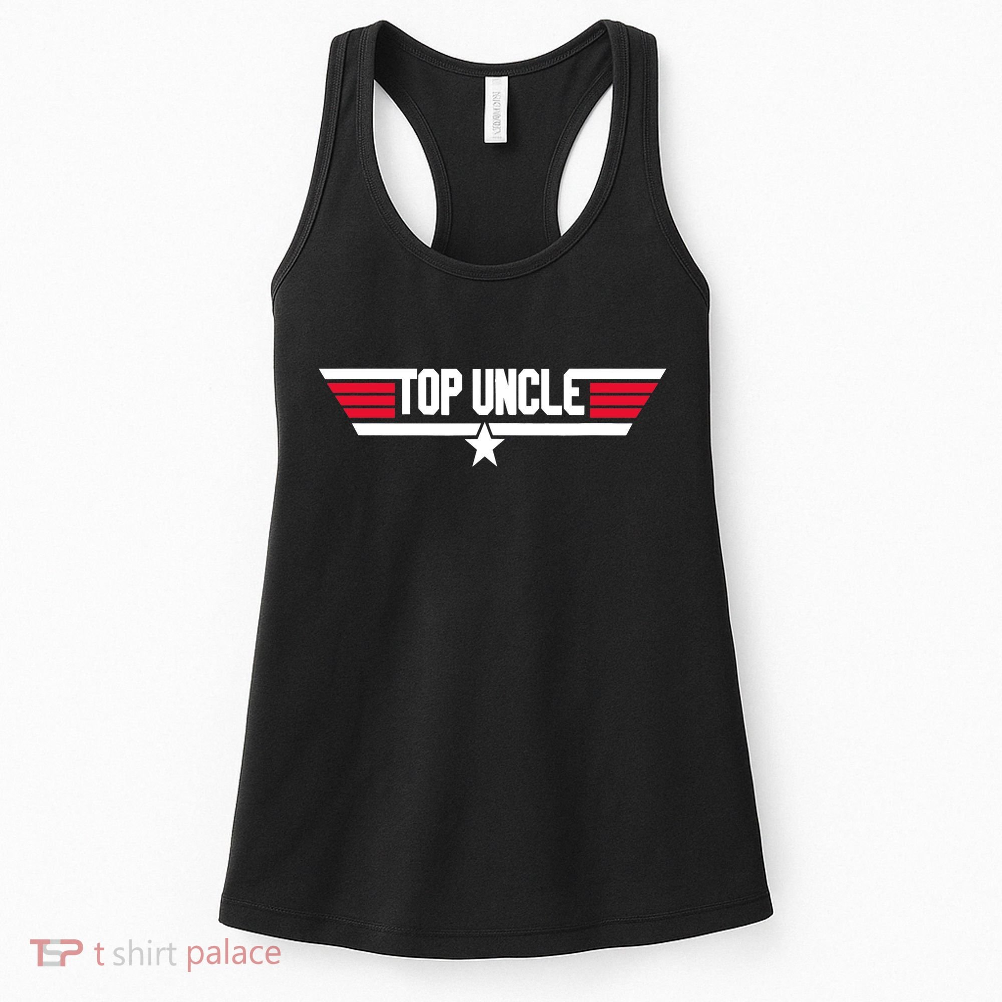 Top Uncle Funny Uncle 80s Father's Day Gift Women's Tank Top
