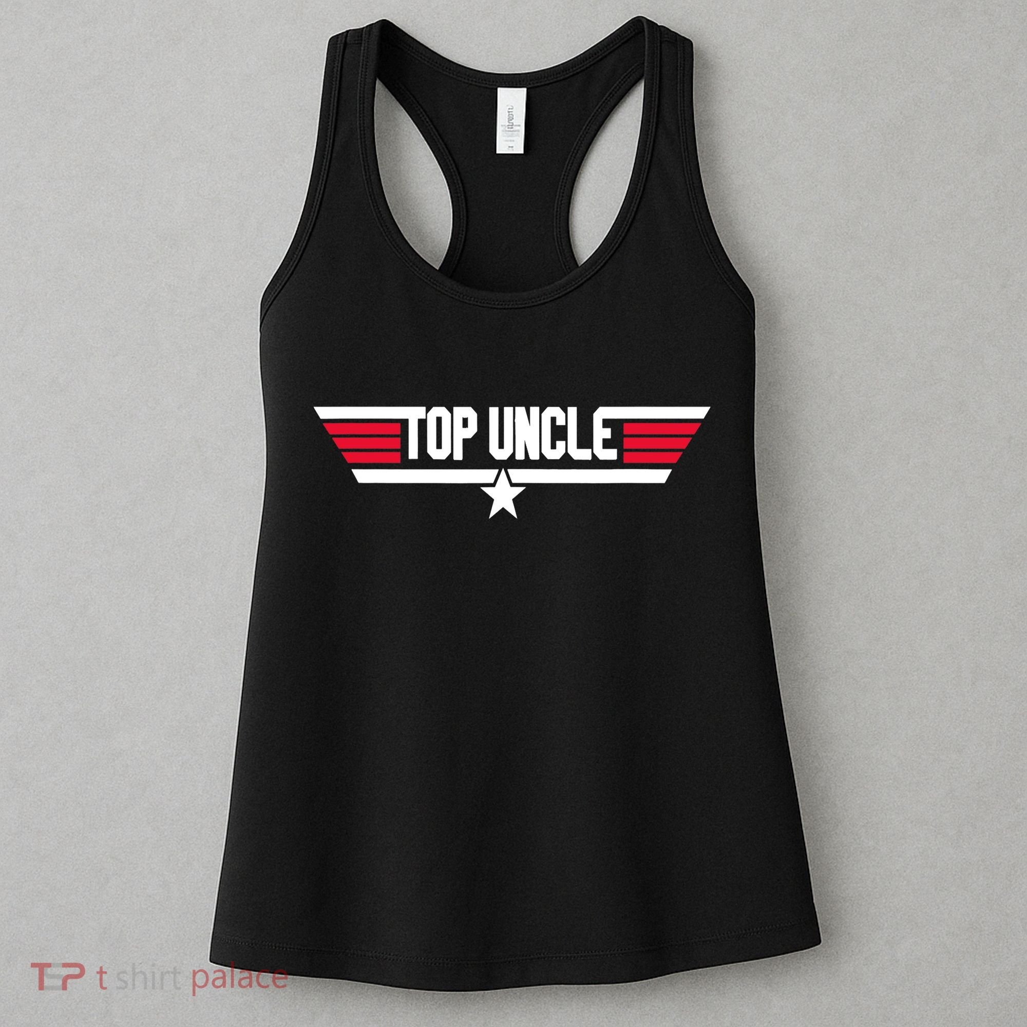 Top Uncle Funny Uncle 80s Father's Day Gift Women's Tank Top
