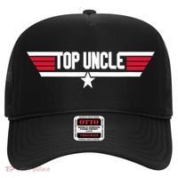 Top Uncle Funny Uncle 80s Father's Day Gift Hat thumb 0