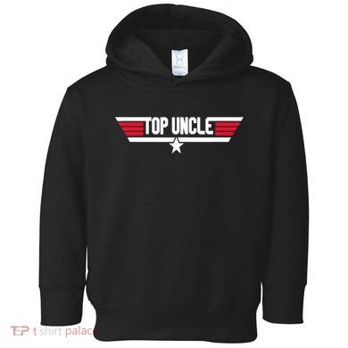 Top Uncle Funny Uncle 80s Father's Day Gift Toddler Hoodie