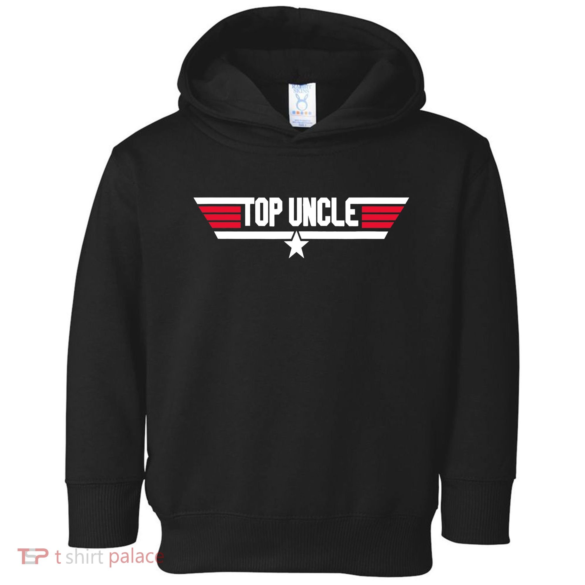 Top Uncle Funny Uncle 80s Father's Day Gift Toddler Hoodie