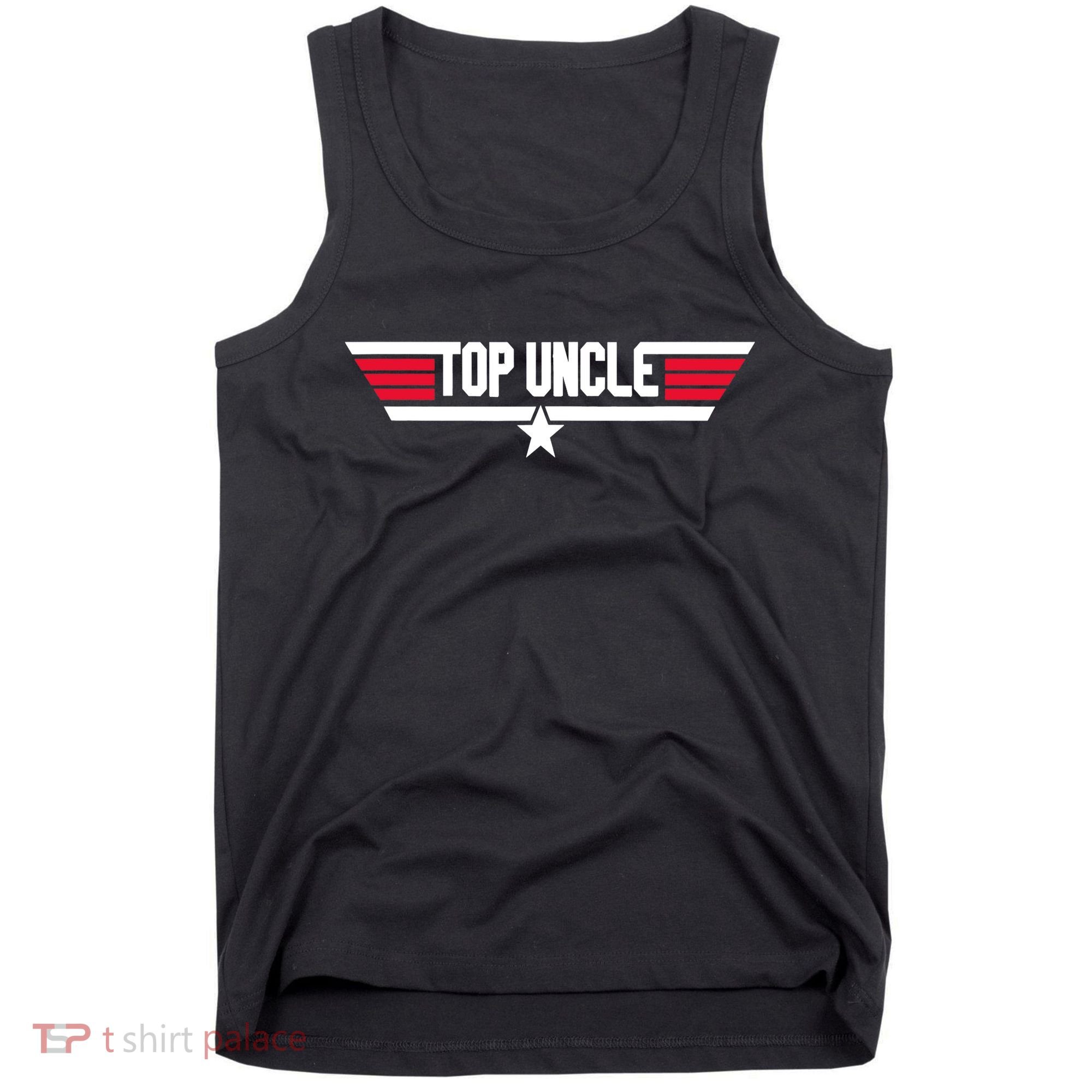 Top Uncle Funny Uncle 80s Father's Day Gift Tank Top