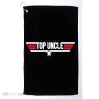 Top Uncle Funny Uncle 80s Father's Day Gift Golf Towel thumb 0