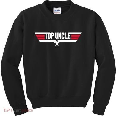 Top Uncle Funny Uncle 80s Father's Day Gift Kids Sweatshirt