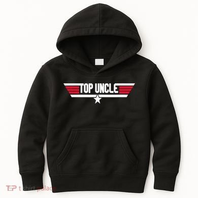 Top Uncle Funny Uncle 80s Father's Day Gift Kids Hoodie