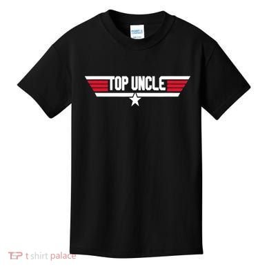 Top Uncle Funny Uncle 80s Father's Day Gift Kids T-Shirt