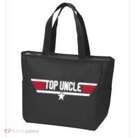 Top Uncle Funny Uncle 80s Father's Day Gift Tote Bag thumb 3