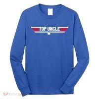 Top Uncle Funny Uncle 80s Father's Day Gift Long Sleeve Shirt thumb 0