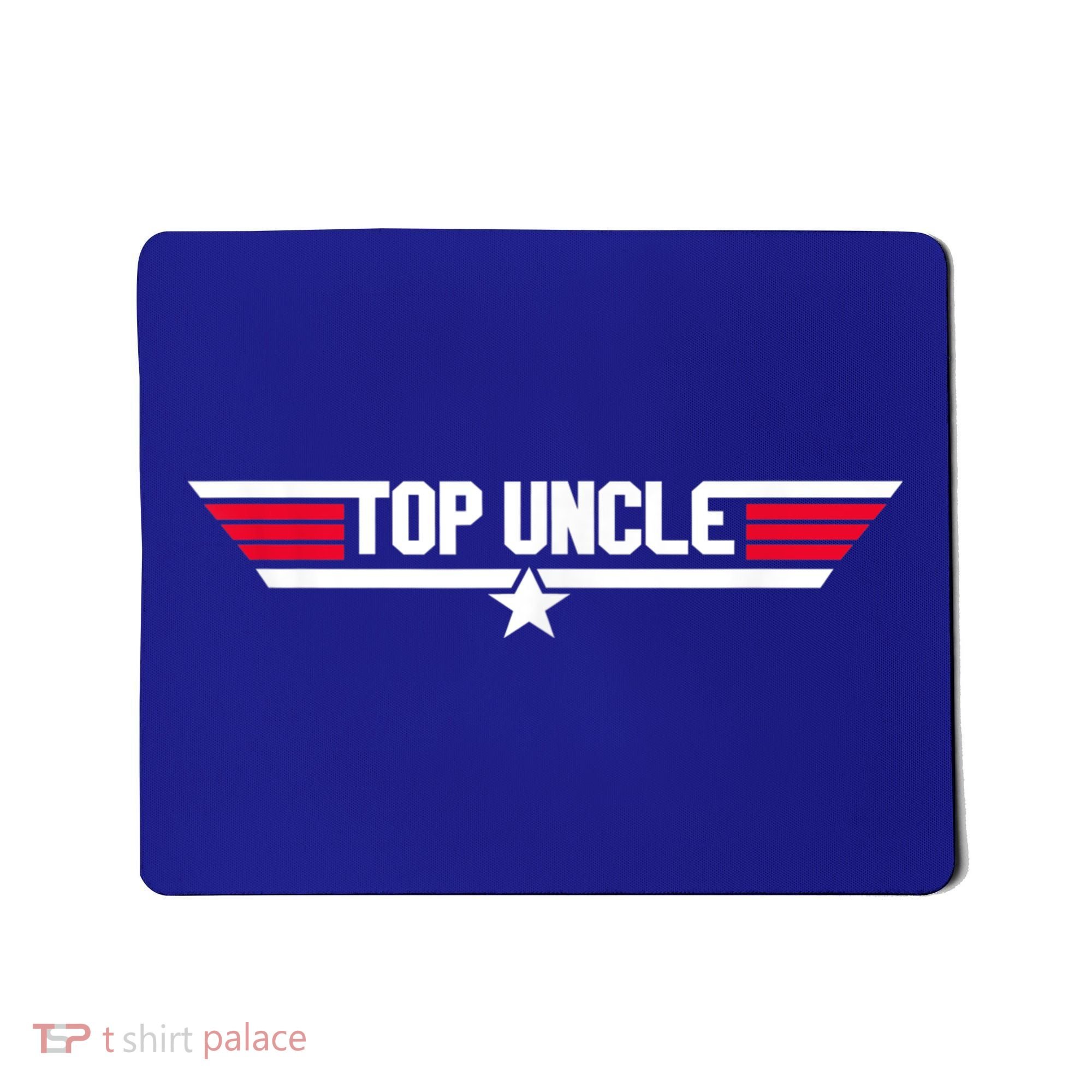 Top Uncle Funny Uncle 80s Father's Day Gift Mousepad