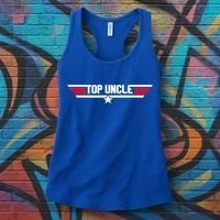 Top Uncle Funny Uncle 80s Father's Day Gift Women's Tank Top thumb 3