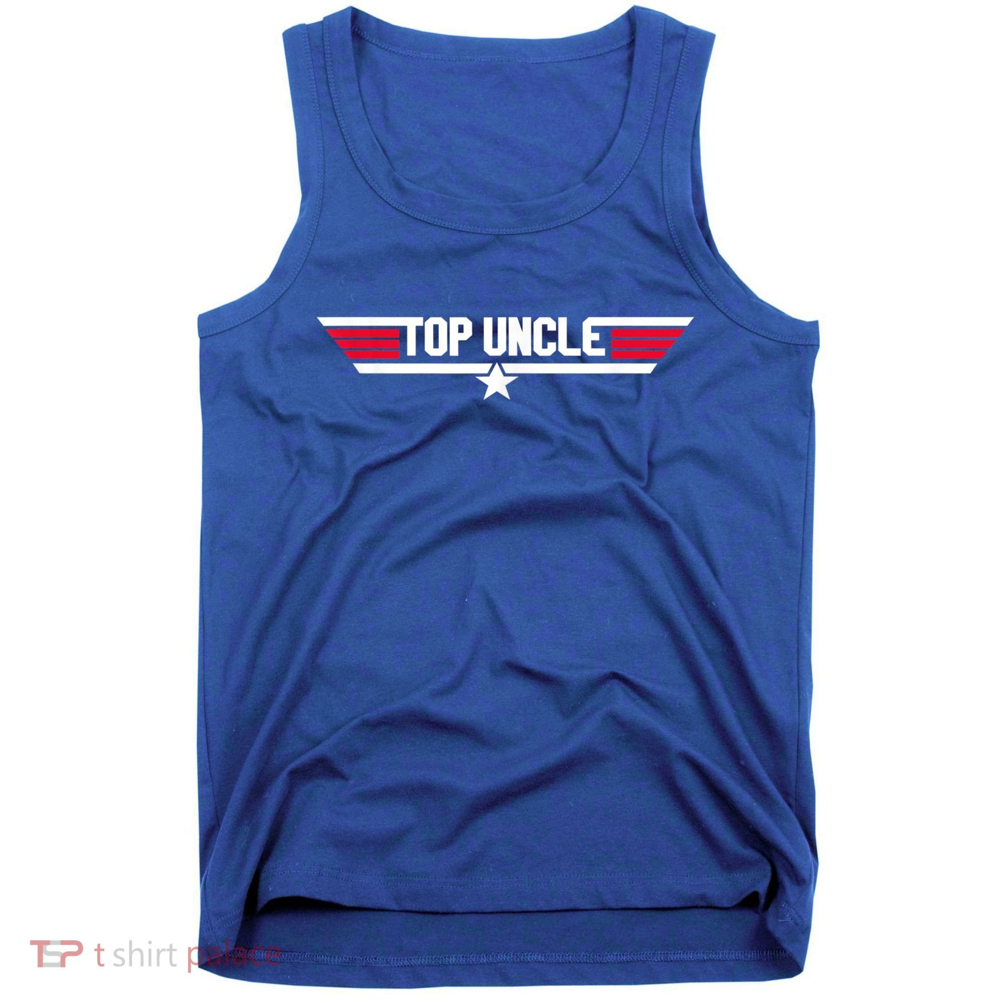 Top Uncle Funny Uncle 80s Father's Day Gift Tank Top