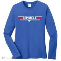 Top Uncle Funny Uncle 80s Father's Day Gift Women's Long Sleeve Shirt thumb 0