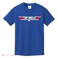 Top Uncle Funny Uncle 80s Father's Day Gift Kids T-Shirt thumb 0