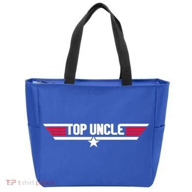 Top Uncle Funny Uncle 80s Father's Day Gift Tote Bag