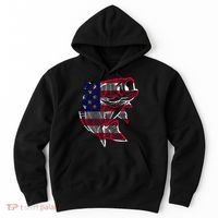 Transparent USA Fish Flag Hoodie thumb 0