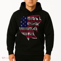 Transparent USA Fish Flag Hoodie thumb 2