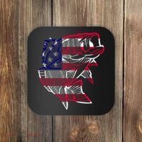 Transparent USA Fish Flag Coaster thumb 0