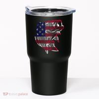 Transparent USA Fish Flag Tumbler thumb 0