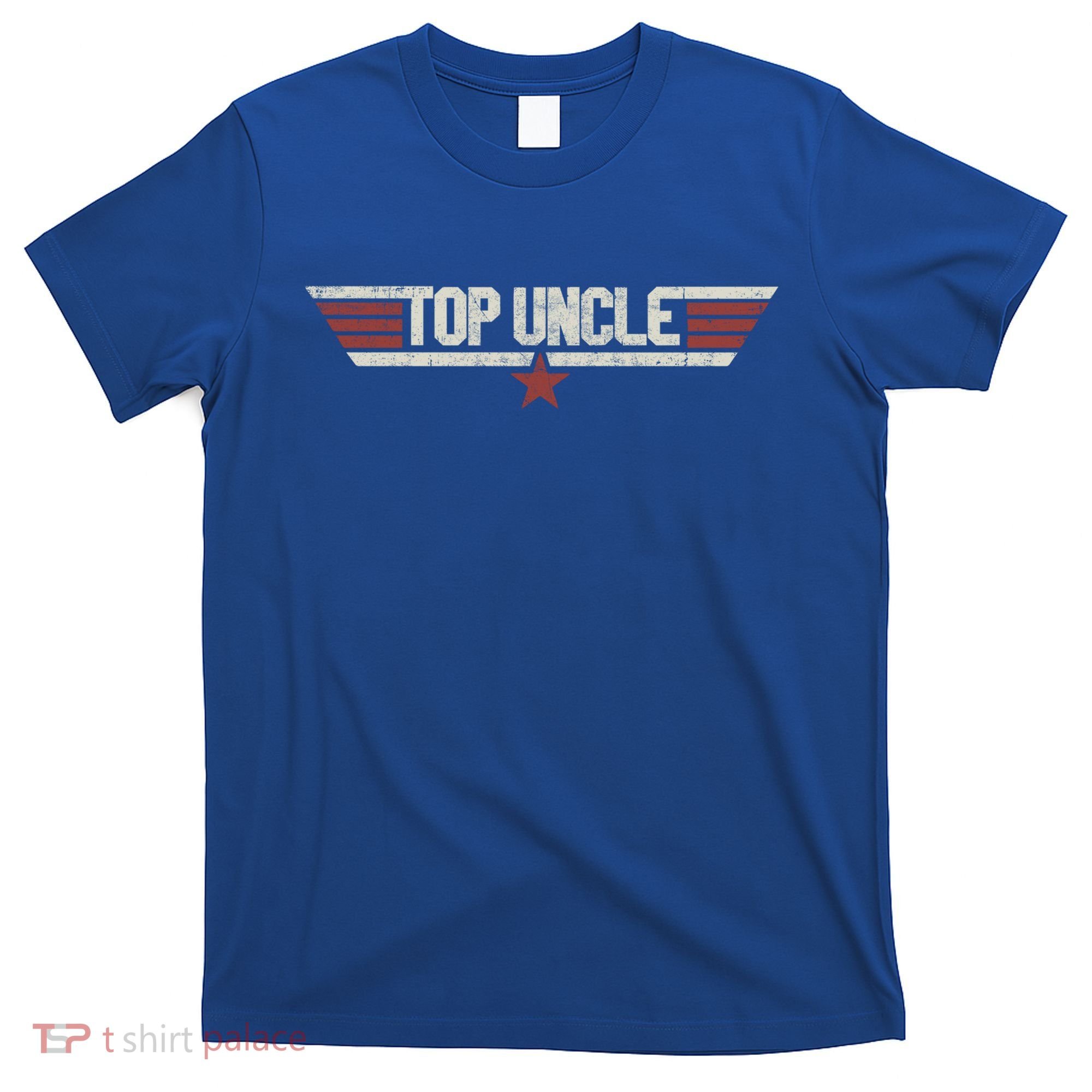 Top Uncle Funny Vintage 80s Gift Uncle 80s 1980 Cute Gift T-Shirt