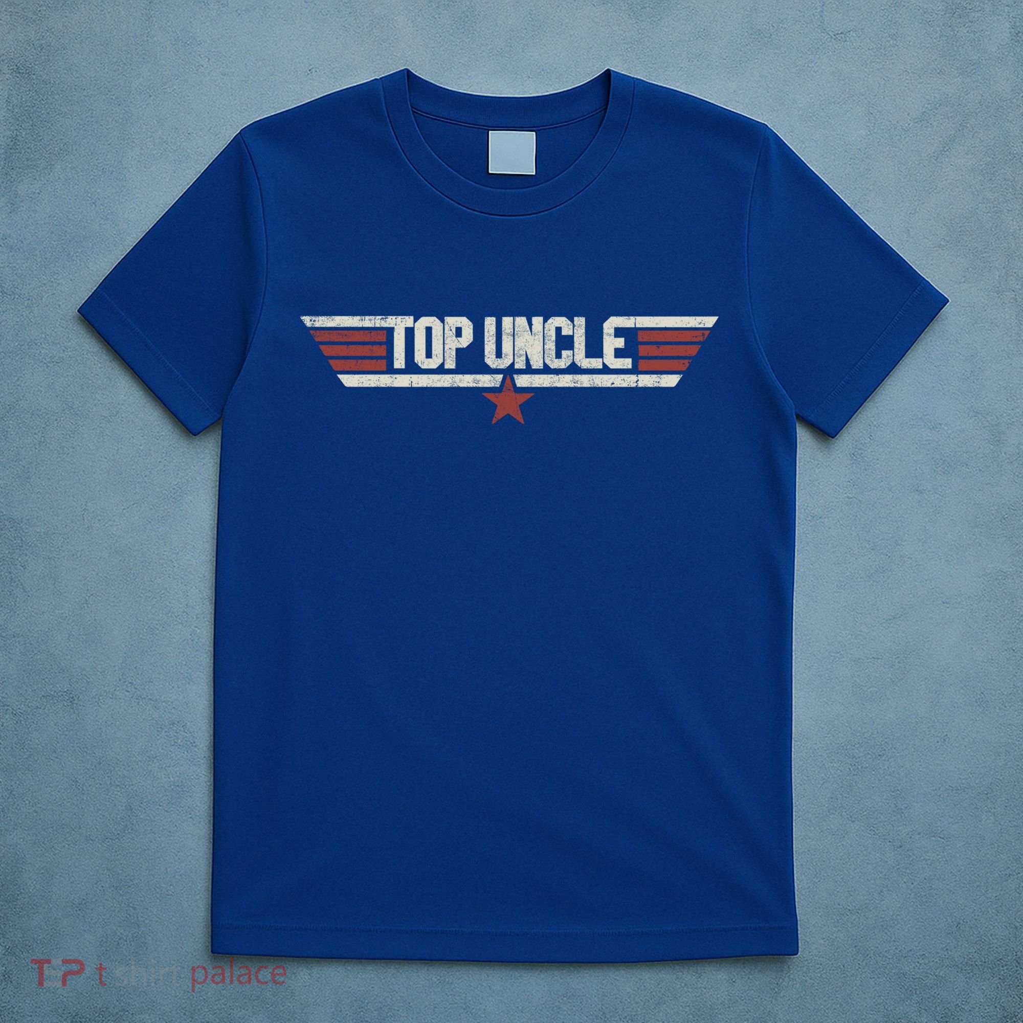 Top Uncle Funny Vintage 80s Gift Uncle 80s 1980 Cute Gift T-Shirt