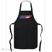 Tennessee USA Flag State Outline Patriotic American Apron thumb 0