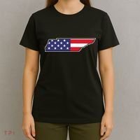 Tennessee USA Flag State Outline Patriotic American T-Shirt thumb 4