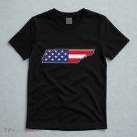 Tennessee USA Flag State Outline Patriotic American T-Shirt thumb 5