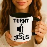 Turn Up For Jesus Coffee Mug thumb 3