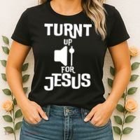 Turn Up For Jesus Women's T-Shirt thumb 2
