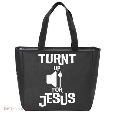 Turn Up For Jesus Tote Bag