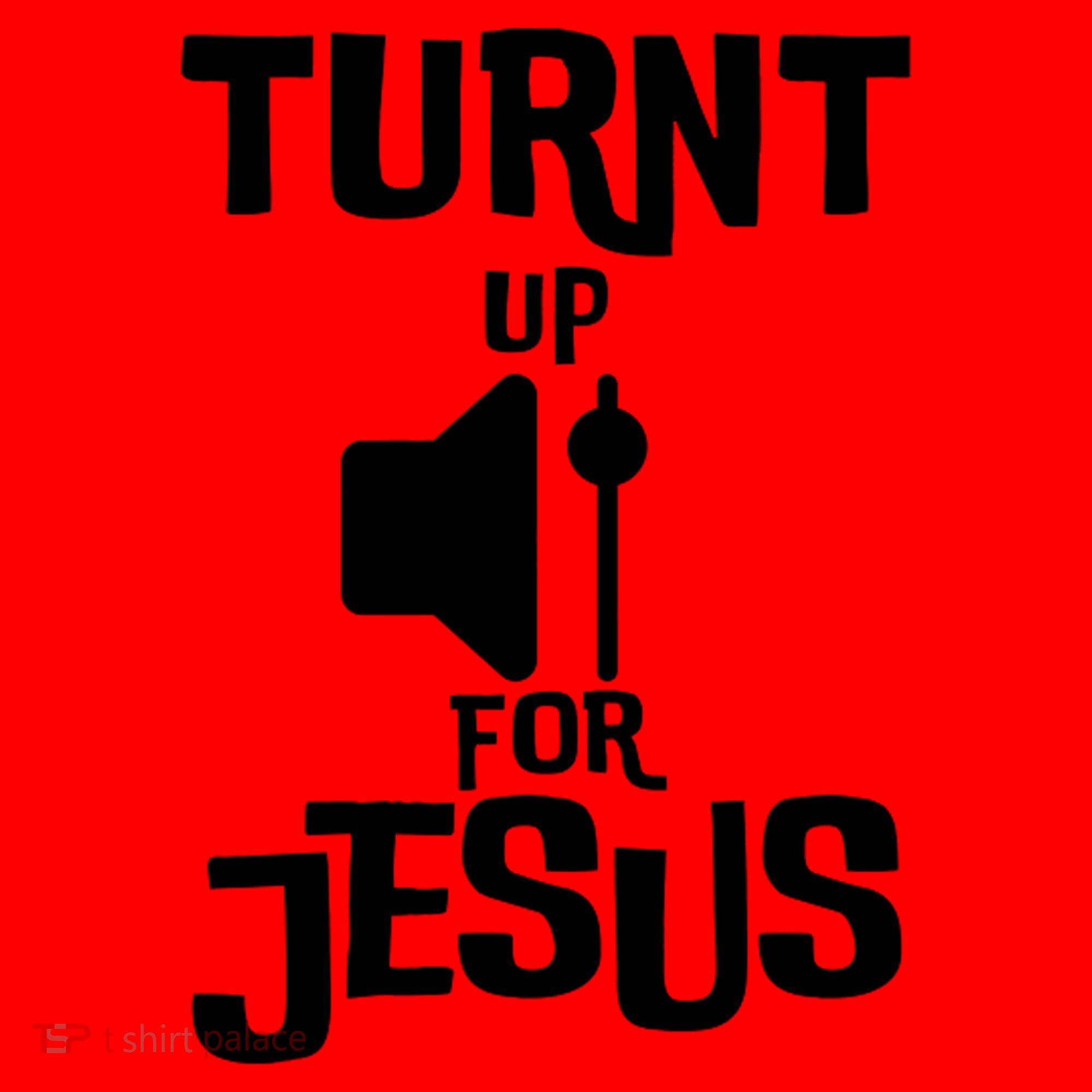 Turn Up For Jesus Santa Hat