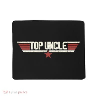 Top Uncle Funny Vintage 80's Uncle 80s 1980 Mousepad