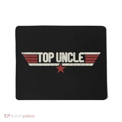 Top Uncle Funny Vintage 80's Gift Uncle 80s 1980 Mousepad