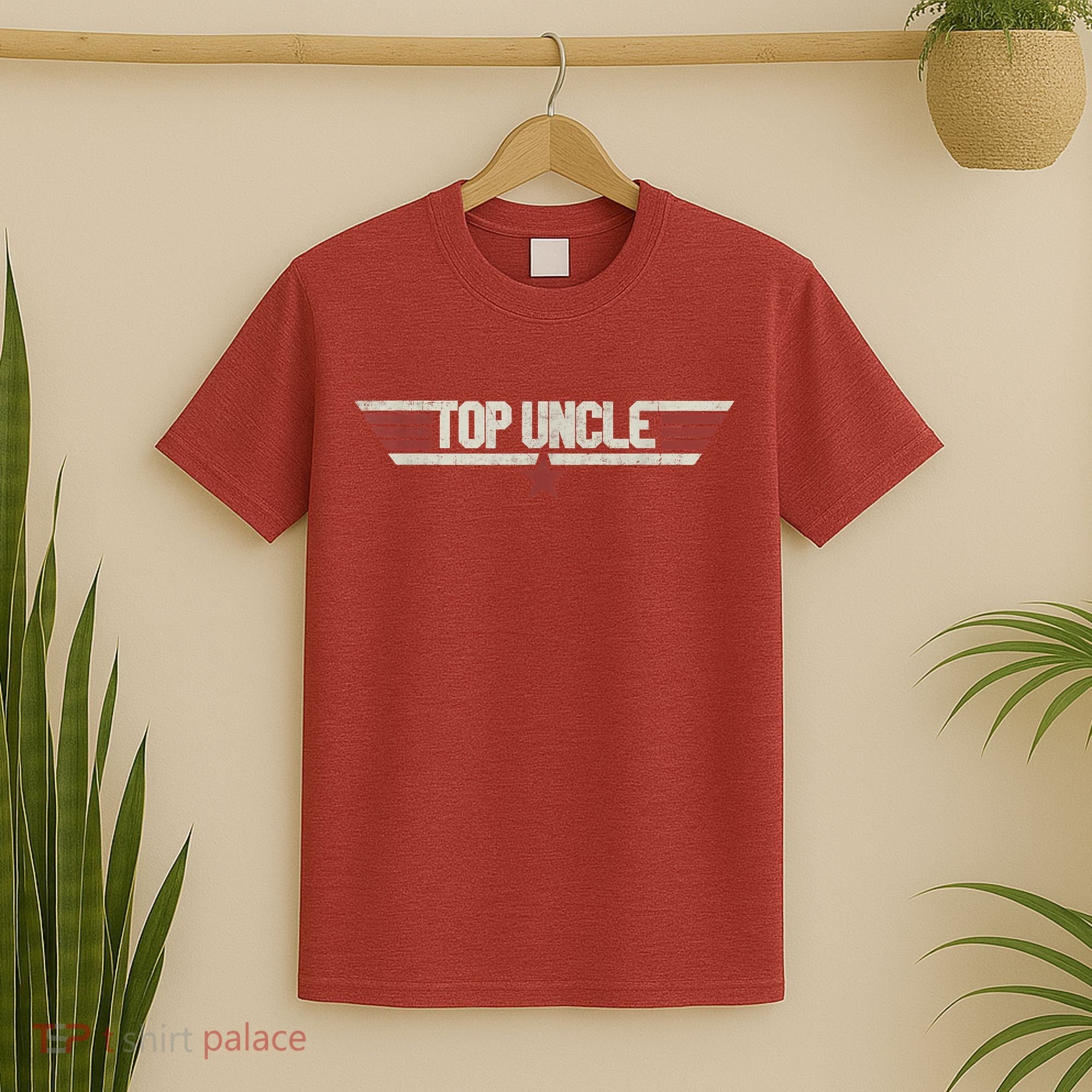 Top Uncle Funny Vintage 80's Gift Uncle 80s 1980 T-Shirt