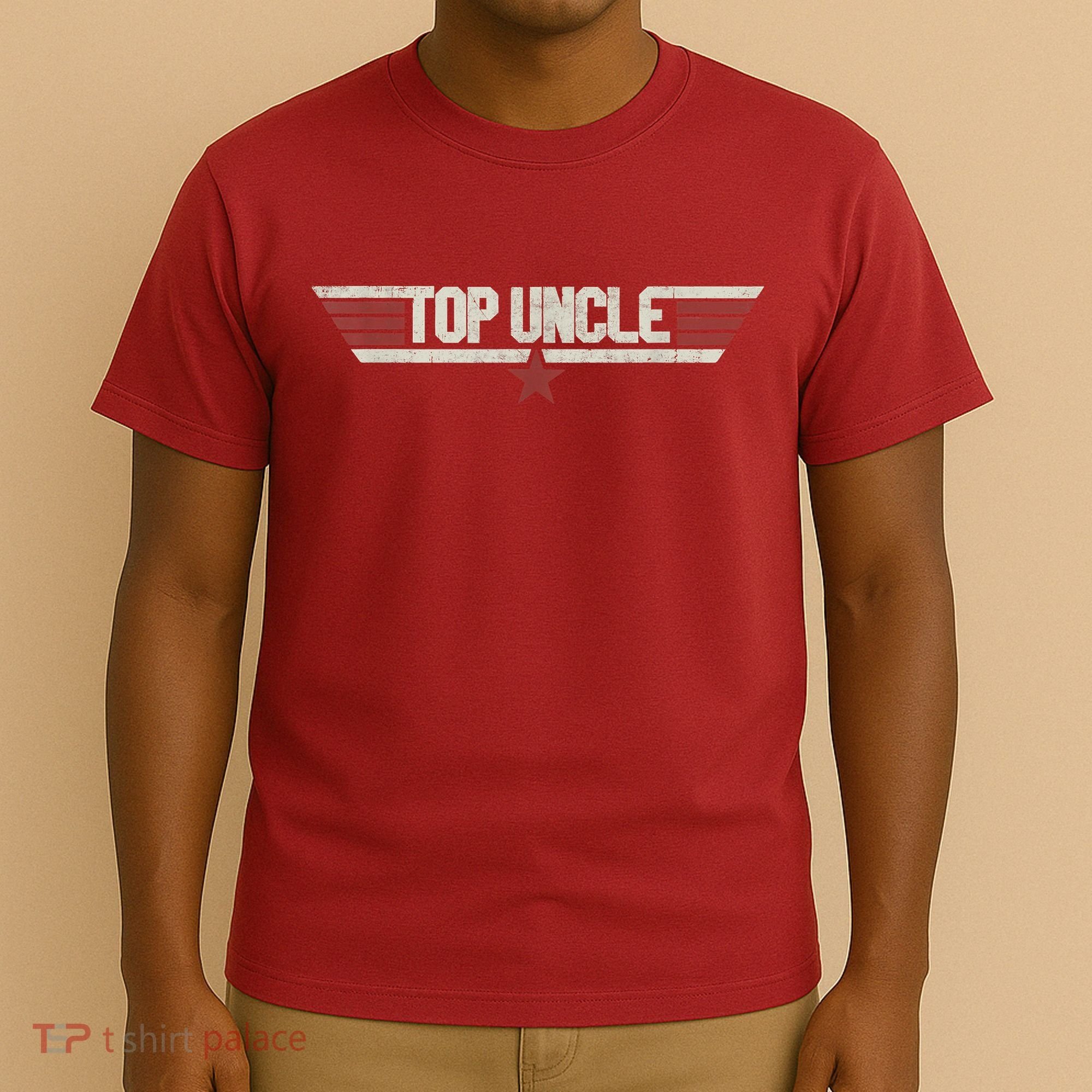 Top Uncle Funny Vintage 80's Gift Uncle 80s 1980 T-Shirt