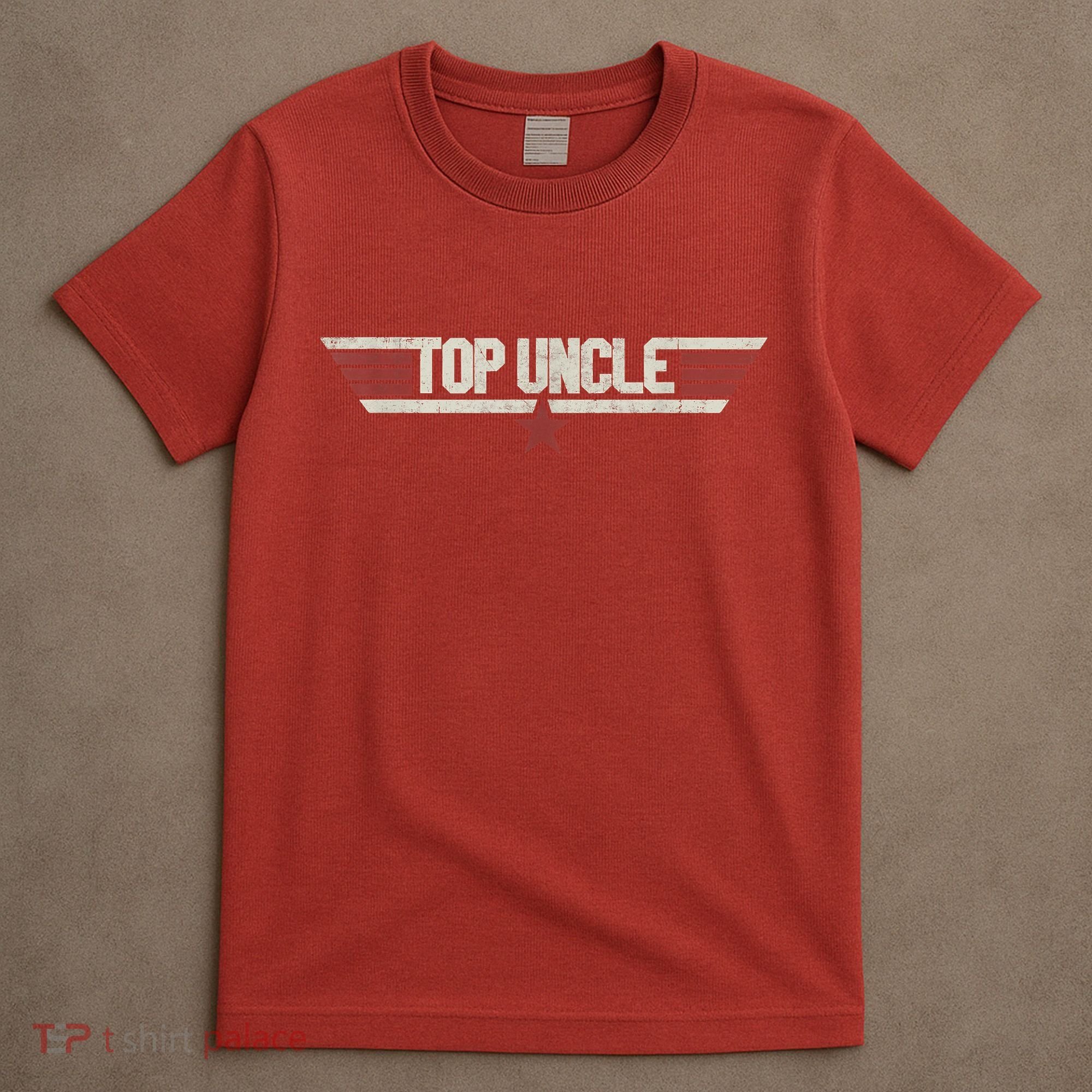 Top Uncle Funny Vintage 80's Gift Uncle 80s 1980 T-Shirt